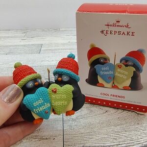 Cool Friends Penguins Hallmark Keepsake Ornament 2015 2" Christmas Decor